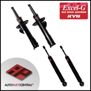 KYB Excel-G Front & Rear Set Toyota Yaris 2007-2013 334472 334473 343442