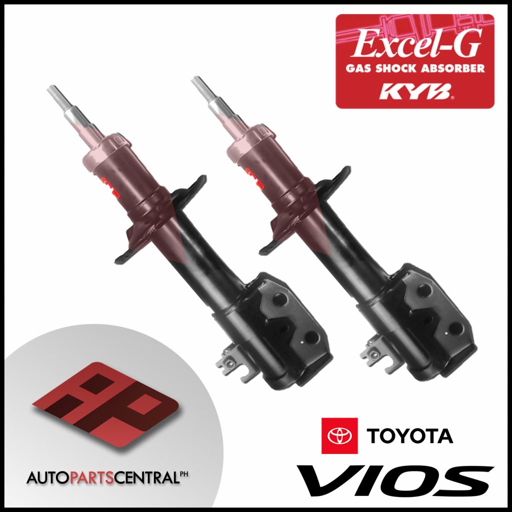 KYB ExcelG FRONT AND REAR Set Shock Absorbers for Toyota Wigo 2012