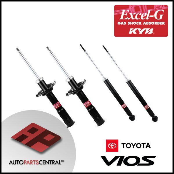 KYB excel-G Front & Rear Set Toyota Vios 2005-2007 1320000 343400