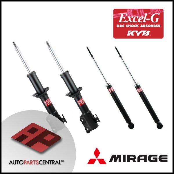 KYB Excel-G Front & Rear Set Mitsubishi Mirage 3320010 348083
