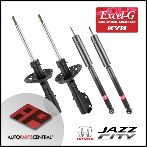KYB Excel-G Front & Rear Set Honda City Jazz 2009-2012 338001 338002 348016