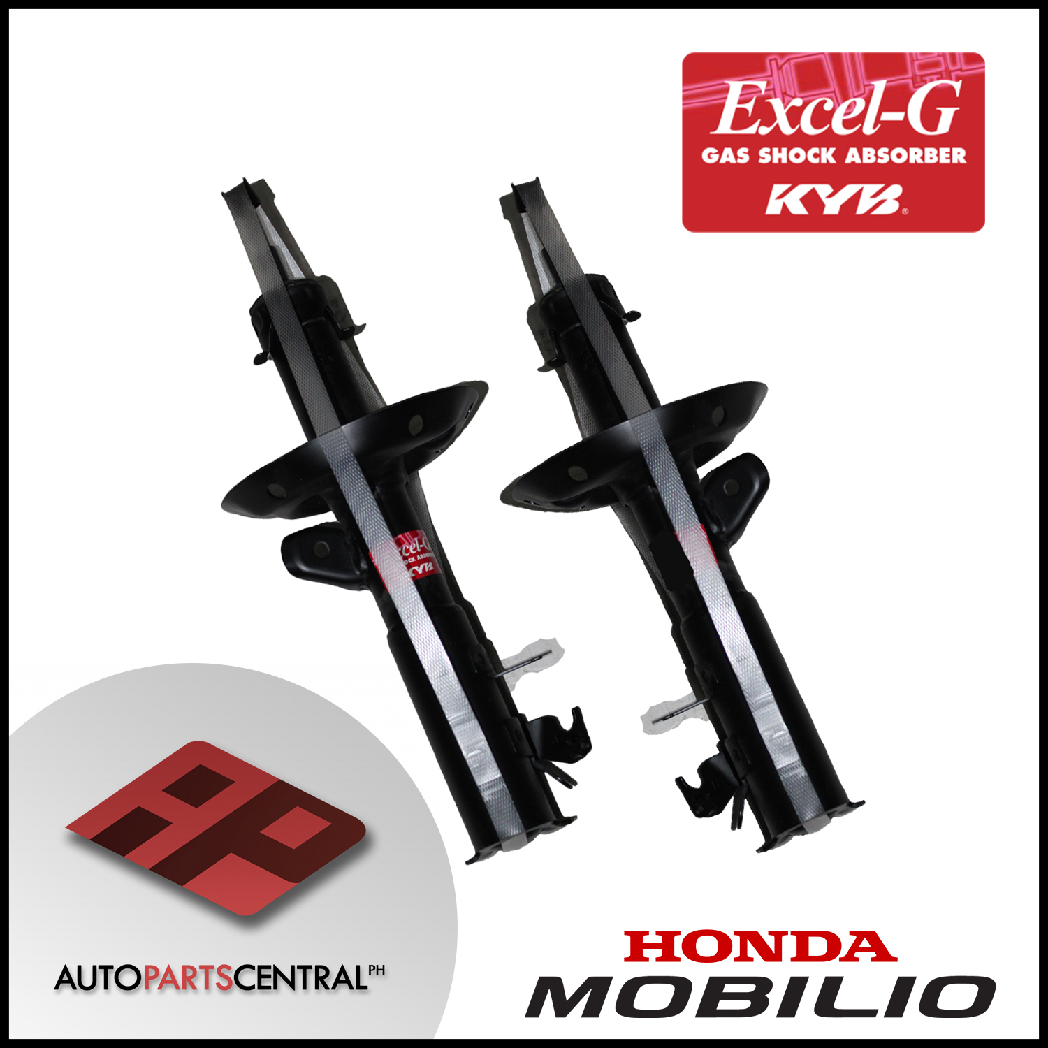 KYB Excel-G Front Set Honda Mobilio 2014-2021 3320019 3320018