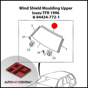Windshield Moulding 8-94434-772-1