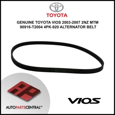 Genuine Toyota Alternator Belt 90916-T2004 #59612