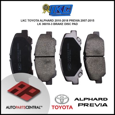 LKC Brake Disc Pad LK-36018-3 #74705 2