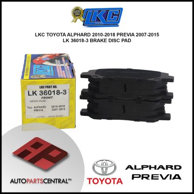 LKC Brake Disc Pad LK-36018-3 #74705