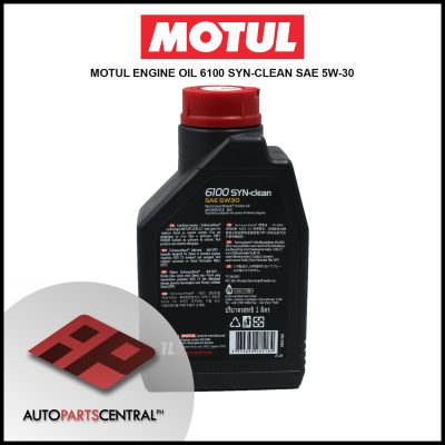 Motul Engine Oil 6100 Syn-Clean 5W-30 #78184 2