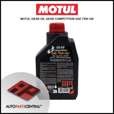 Motul Gear Oil Competition Sae 75W-140 #83029 2